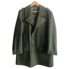 Autre Marque Falcon Loden wool coat pine green Olive green