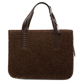 Bolsa de couro marrom Chanel Marrom