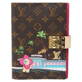 Custodia per passaporto Vivienne Couverture Monogram Louis Vuitton Marrone Rosa Multicolore