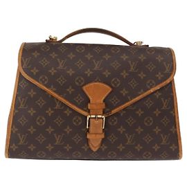 Pasta Beverly Louis Vuitton em Canvas Monogram GM Marrom