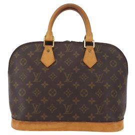 Louis Vuitton Alma Monogram Canvas PM Castaño