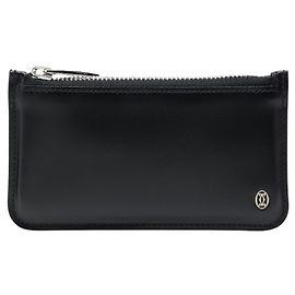 Portafoglio in pelle nera Cartier Pasha Nero
