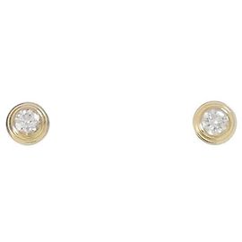 Cartier D'Amour Extra Small Stud Earrings Yellow