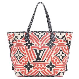 Bolsa Louis Vuitton LV Crafty Neverfull MM Vermelho Cru