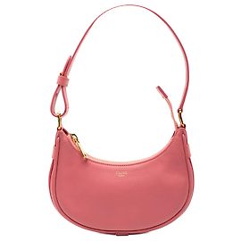 Céline Bolsa de Ombro de Couro Ava da Celine Rosa