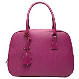 Prada Cinghiale Bauletto Handbag Pink