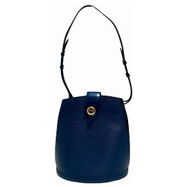 Sac à épaule Cluny Epi Louis Vuitton Bleu
