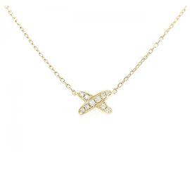 Collar Chaumet Liens Mini Au750 Dorado Metálico