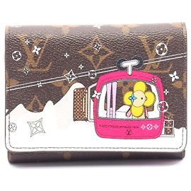 Louis Vuitton Monogram Vivienne Canvas Geldbörse Braun
