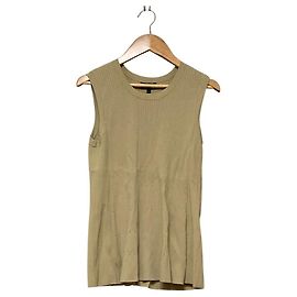Theory CREPE KNIT Ärmelloses Stricktop Beige Andere