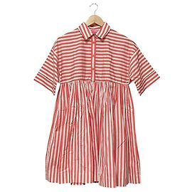 Robe Chemise Rayée Kate Spade Rose