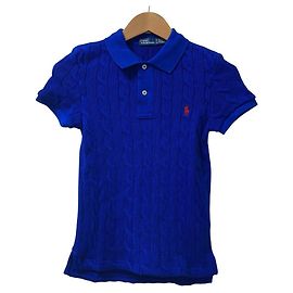Polo de punto trenzado de Ralph Lauren Azul
