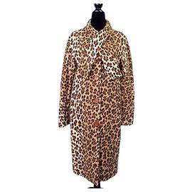 Moschino Cheap And Chic Moschino cappotto leopardato 1990s Marrone