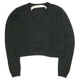 Autre Marque N°21 A2 MAGLIA PULLOVER Merinowolle Pullover Schwarz