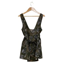 Blusa senza maniche a peplo Marni Verde