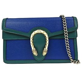 Gucci Dionysus chain wallet Leather Blue
