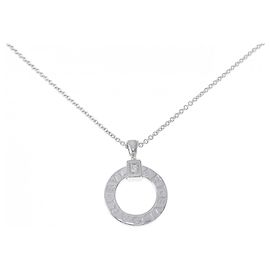 Bulgari Collar Péndulo de Diamante en Oro Blanco de 18K Bvlgari Otro