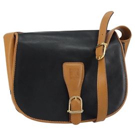 Céline Borsa a spalla vintage Celine in pelle Nero
