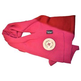 Cachecol Moschino de lã rosa Rosa