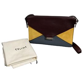 Céline Borsa a Spalla Celine Diamond Marrone Giallo
