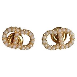 Orecchini a perla Clair D Lune di Christian Dior D'oro