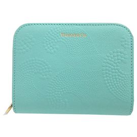 Tiffany & Co Tiffany Blue Leather Coin Purse Blue