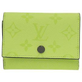 Louis Vuitton Monogram Victor Tri-Fold Wallet Black Other