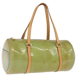 LOUIS VUITTON Sac à main Monogram Vernis Bedford Bleu Bébé M91007 LV Auth 168688 Bleu clair
