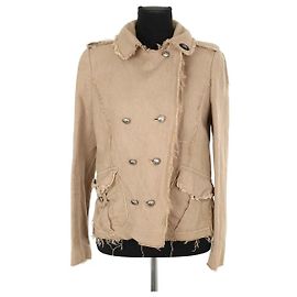 Zadig & Voltaire Chaqueta de algodón beige Beige