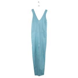 Maison Ullens Blaue Lederkombination Blau