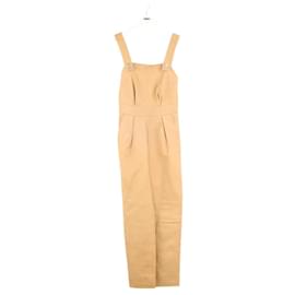 Maison Ullens Beige Lederoverall Beige