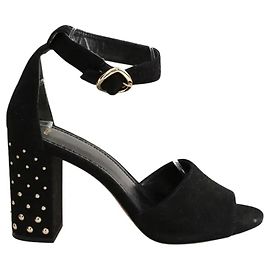 Maje Talons en daim noirs Noir