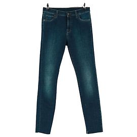 Gucci Jeans slim azul de algodón Azul