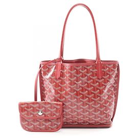 Goyard Anjou Mini Pouch Tote Bag Red Multiple colors