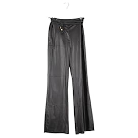 Nanushka Schwarze weite Hose Schwarz
