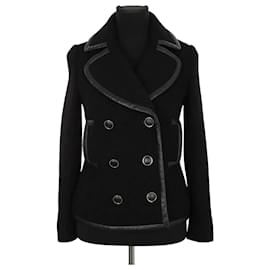 Tory Burch Schwarzer Wollpullover Schwarz