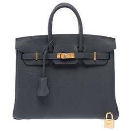 Hermès Bolsa HERMES Birkin 25 em Couro Cinza - 103280 Cinza