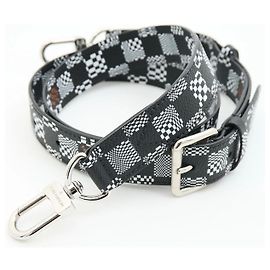 Louis Vuitton Nigo X Virgil Abloh Distorted Damier Shoulder Bag Black White