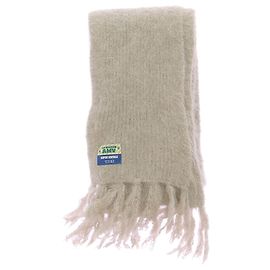 American Vintage Grau Alpaka Schal Grau