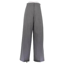 Hugo Boss Grau gefaltete Hose Grau