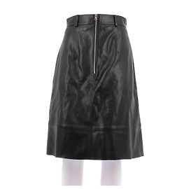 Hugo Boss Lederrock Schwarz Schwarz
