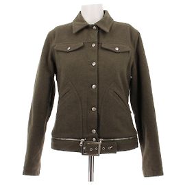 Jean Paul Gaultier Khaki Wool Jacket Size 42 Khaki