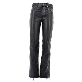 Balenciaga Calça de couro preta Preto