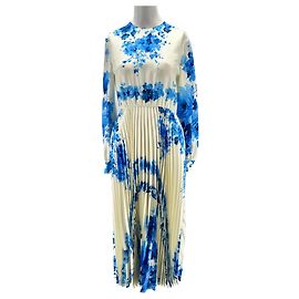 Robe maxi en soie beige Valentino Garavani Beige