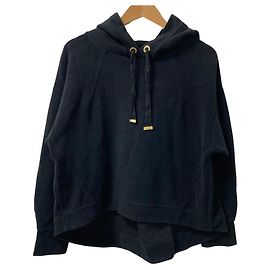 Autre Marque Grace Continental Organic Pile Hoodie Schwarz