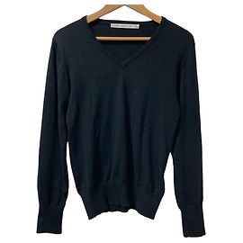 Autre Marque V-Ausschnitt Strickpullover von John Lawrence Sullivan Schwarz