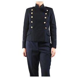 Isabel Marant Etoile Chaqueta militar negra - talla UK 10 Negro