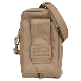 Fendi Baguette Phone Pouch Shoulder Bag Grey