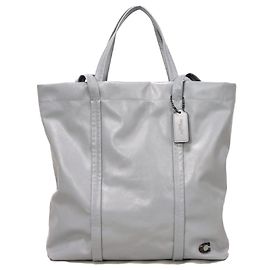 Coach Tote Bag in Blue Gray Brown Blue