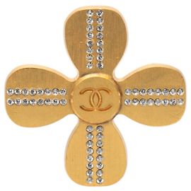 Broche Trèfle Coco Mark de Chanel Doré